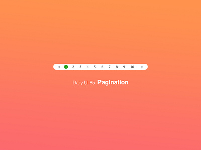 Daily UI 85/100 - Pagination app dailyui dailyuichallenge design mobile pagination ui ux web website