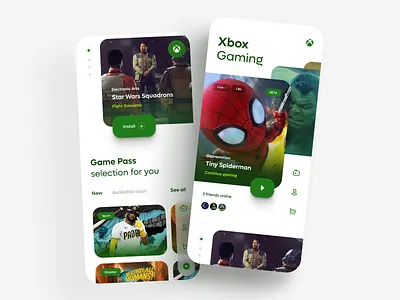 Xbox Cloud Gaming - landing page cloud concept design design games gaming landing page landingpage personal playground ui ux xbox