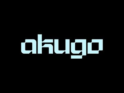 Logotype Design for akugo by Aditya Chhatrala on Dribbble