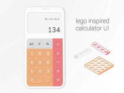 day #4 daily UI - Calculator app dailyui design figma minimal ui ux