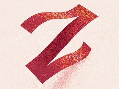 Z 36 days of type 36 days of type 08 36 days of type 2021 36 days z 36daysoftype alphabet illustration letter z lettering texture type typography z