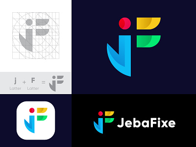 Modern JebaFixe Logo Design - Branding Design abstract app icon applogo brand design brandidentity branding branding and identity creative icon iconlogo illustration jabafixe logo logo mark logodesign logodesigner logodesigns modernjabafixe mordern logo weblogo