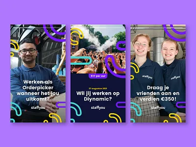 Staffyou rebrand: Social Media Templates brand design branding digital design instagram instagram stories rebrand social media social media template staffyou tech branding template visual identity