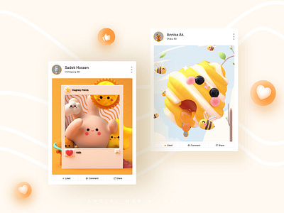 Social Media Post User Interface Design ecommerce mobile mobile ui design post ui poster design product design social media desigm social media post ui ui design web design
