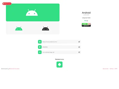 BC-Font website: Redesign (3/3) font icon iconfont typography ui website