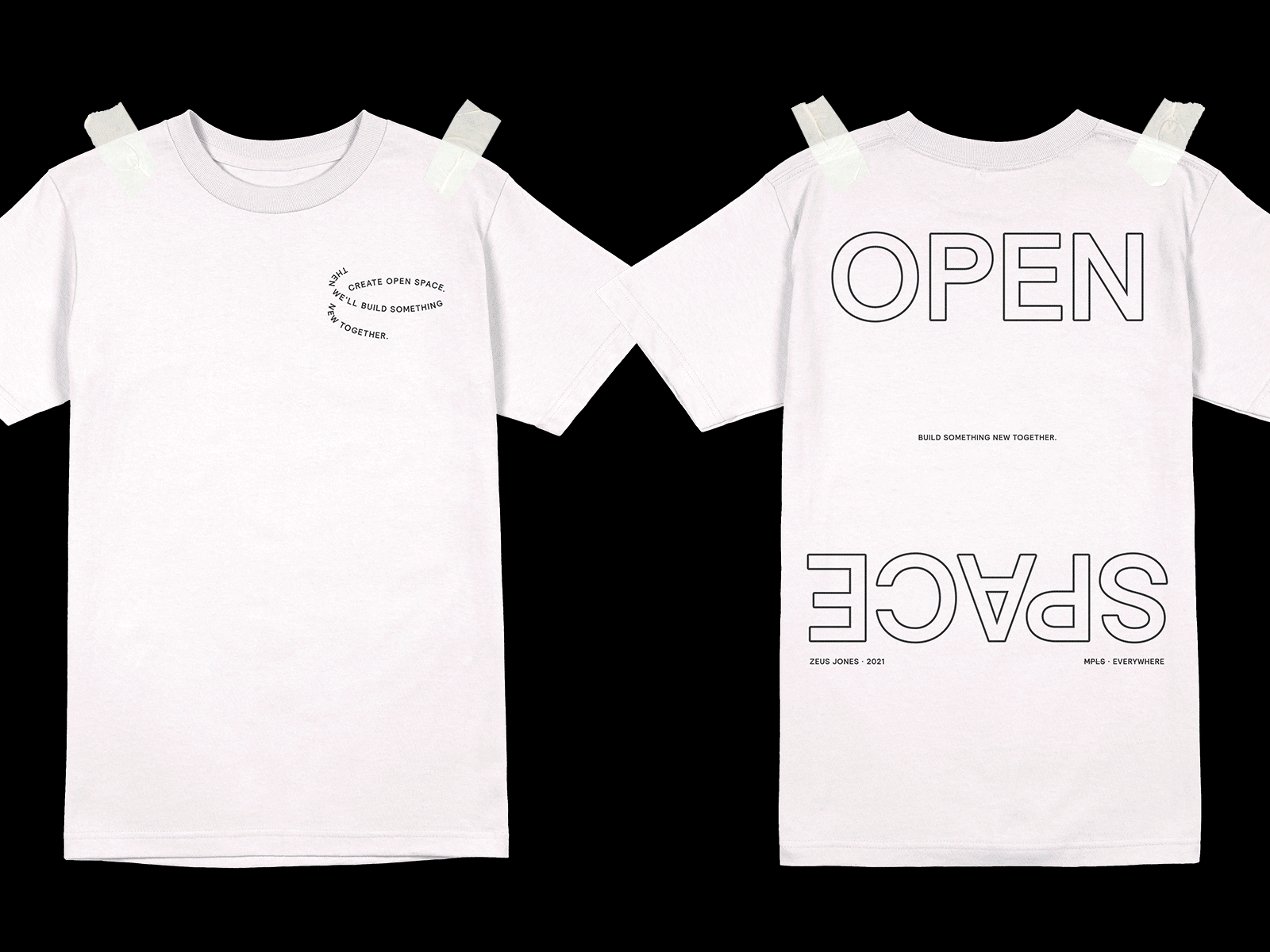 Zeus Jones 2021 Offsite Merch merch shirt tie dye typography