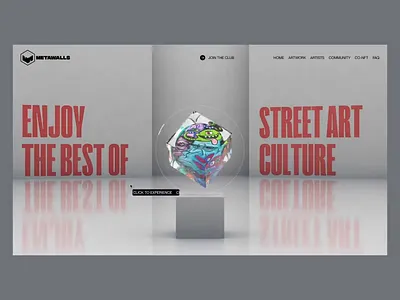 Metawall 3d animation branding concept design graphic design illustration logo motion graphics portfolio ui ukraine web