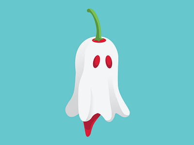 Ghost Pepper ghost pepper illustration pepper