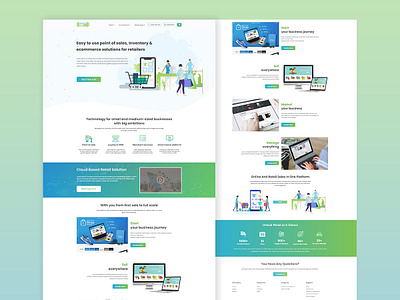 Unlock Retail landing page design home page retail landing page retail store retailer unlock retail website design