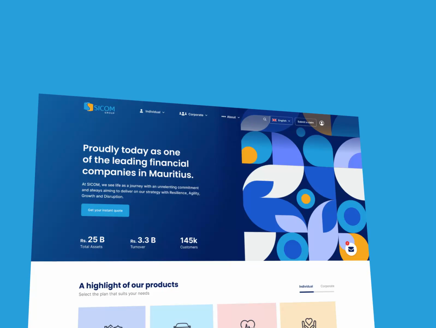 Example of Website And Mobile Design