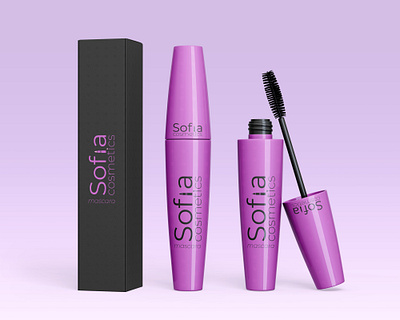 Mascara package design branding design illustrator minimal package design packagedesign photoshop vector