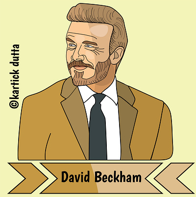 David Beckham whatsapp actors art cartoon charming elegance elegant face fame flash handsome man head illustration isolated light movie personality red carpet sketch star suit man