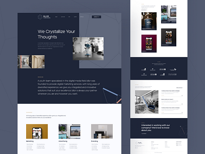 Bllor website app crystal design landing landing page responsive responsive design ui ui ux ui design uidesign ux web web app web design web ui website website design