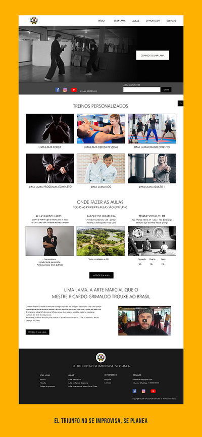 Lima Lama - Martial Arts branding design logo webdesign