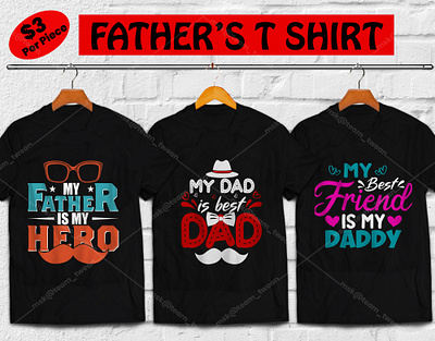 100+ FATHER'S DAY Premium T-shirt Design dad tshirt dady tshirt father illustration logo papa tshirt tshirtdesign typography uiux vectors