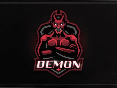 Demon Mascot Logo angry art branding dead demon design devil e sports hell illustration logo mascot mascot logo red vector