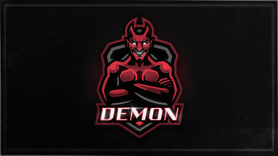 Demon Mascot Logo angry art branding dead demon design devil e sports hell illustration logo mascot mascot logo red vector