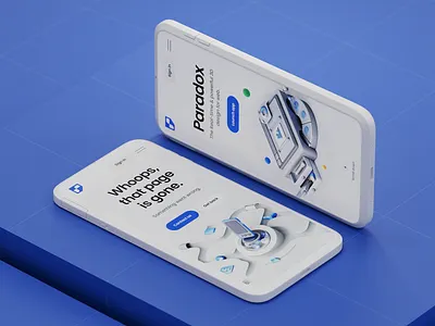Paradox 3d c4d figma framer illustration ui ui8 ux
