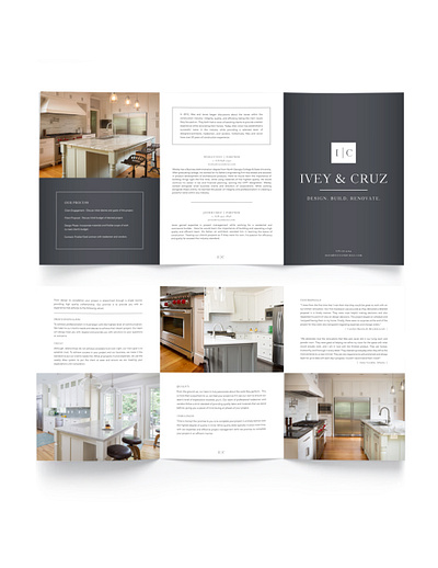 Ivey & Cruz brochure design brochure brochure design trifold brochure