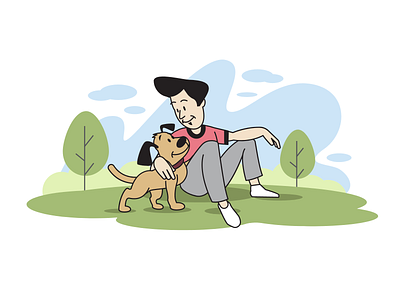 Dog - 10 Scene Illustrations dog dog illustration illustration illustration art illustration design illustrations vector vector art vector illustration vector illustrations vectorart