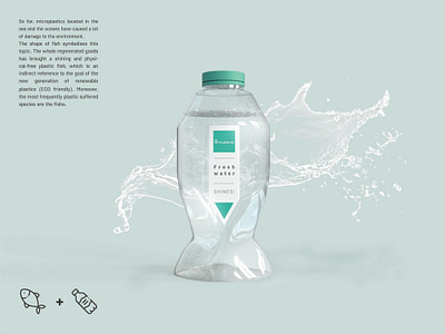 HEALTHY FISHES eco ecofriendly fishes gogreen graphic industrialdesign package design packagedesign packaging pet rasakolko water waterbottle