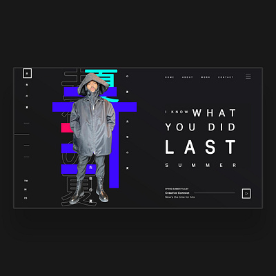 I Know What You Did Last Summer 1 Ui Design Concept daily design design inspiration graphic design photography ui ui design uiux ux ux design web design web design agency web designer webdesign