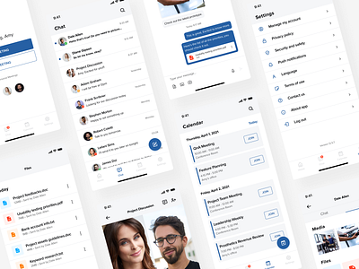 Business Mobile App app app design app ui apps apps design business business app clean ios meeting meeting app meeting room meetup minimal ui ui ux ui design uidesign uiux ux