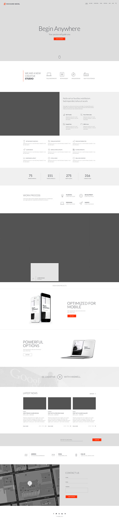 Richard Seidl Website 1 ui ux webdesign website