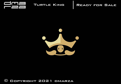 Turtle King Logo app art branding design graphic design icon logo logodesign minimal symbol vector