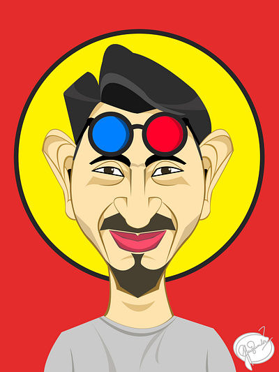 Caricature 02 2d 2d art artwork caricature cartoon comic art digital art fan art illustration art potrait
