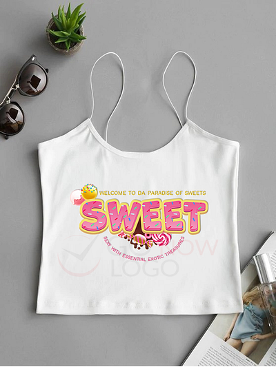 SWEET animation branding business logo design candy logo design illustration logo design logodesign logos logotype mockup mockups sweet vector