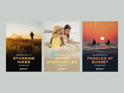 Welcome Back to Summer 2021 - Chestnutt Holiday Park advertisement advertising art direction brand identity branding campaign poster poster design print summer tourism travel