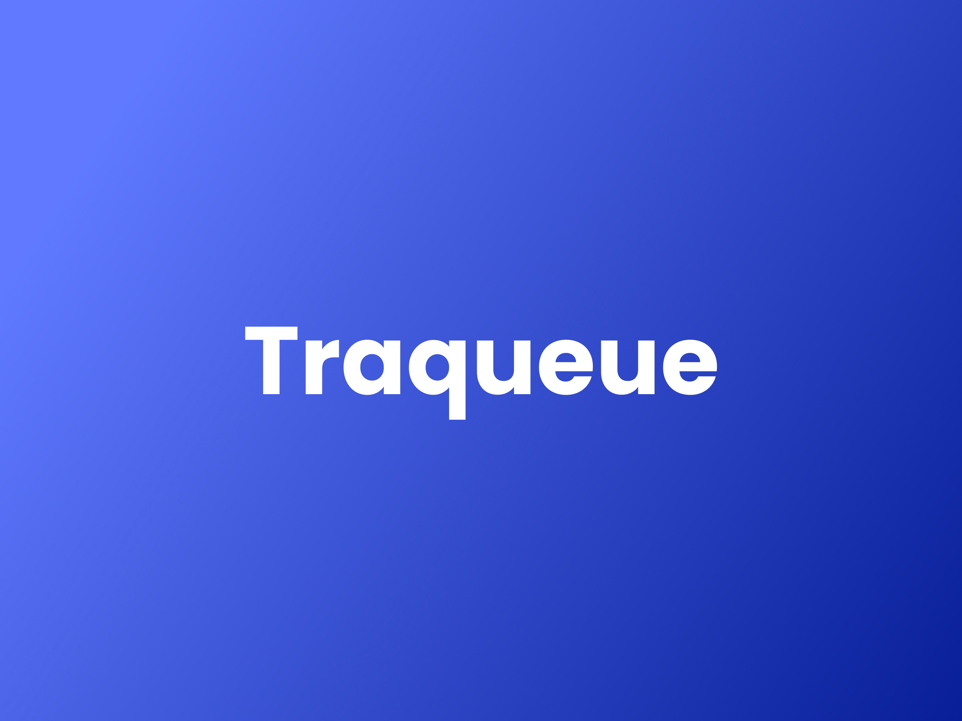Example of Traqueue Logo