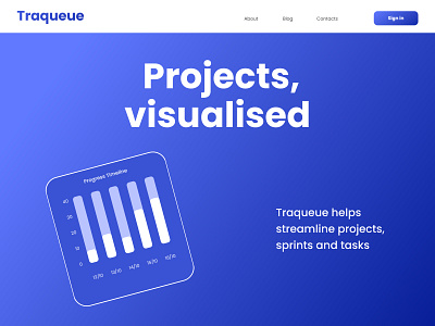 Taqueue Landing page blue brand identity branding color design gradients landing page minimal software design ui ux web web design