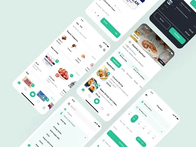 Food and Grocery Delivery App app app design food delivery grocery delivery mobile design ui ux