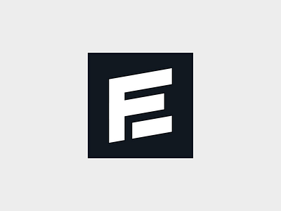 FE - Logo athlete bmx branding dynamic extreme feed lettermark logo mark minimal monogram mtb skate snowboard sports sportswear symbol technology