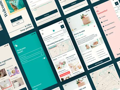hauzzparty. Delivery App app app design delivery delivery app delivery ui mobile app retro retro ui sketch