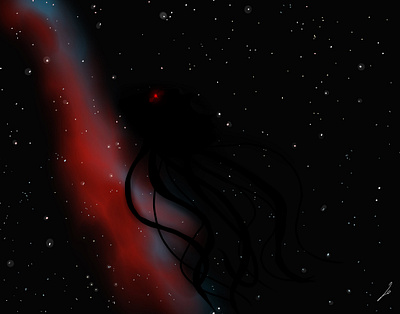 The Red "Star" concept art creature creature concept digital fantasy space