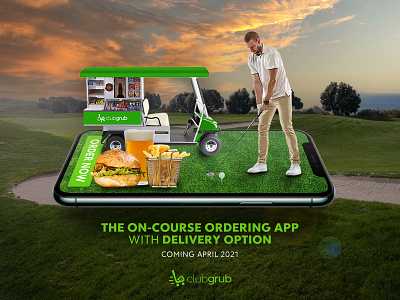 Club Grub - App Promotion app promotion facebook ad facebook banner food and drink graphic design instagram banner instagram post instagram template promotional design restaurant branding social media design