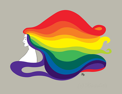 The Color Wheel Reimagined flat illustration minimal vector