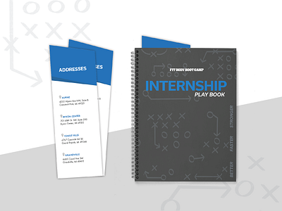 FBBC Internship Program Branding branding design fitness graphic design illustration visual design