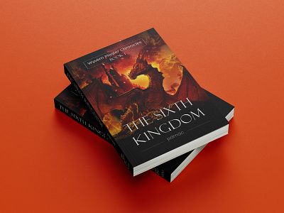 Dragon Book Cover adobe photoshop cc book cover cover design dragon graphic design kingdom manipulation print design serif vintage