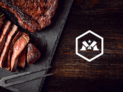 Meat provisions branding beef logo branding logo logodesign meat meat logo