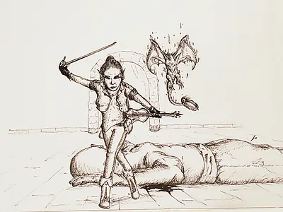 Elf Bard character concept character design concept art design fantasy rpg