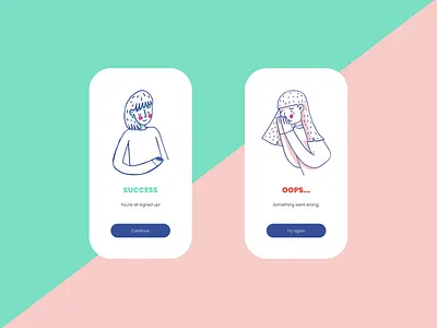 Daily UI #011 - Flash Message app dailyui design figma flash flash message illustration message mobile ui ux