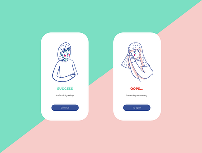 Daily UI #011 - Flash Message app dailyui design figma flash flash message illustration message mobile ui ux