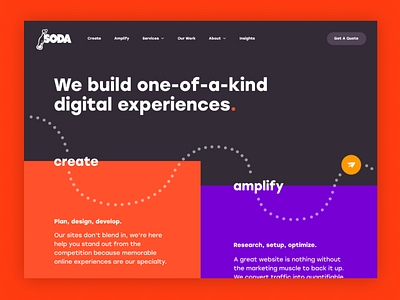 Agency Website Homepage Design