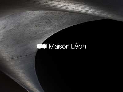 Maison Léon Logotype abstract architecture branding clean icon logo logo mark logotype minimal monogram symbol