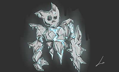 Frost character concept concept art creature concept digital fantasy illustration rpg