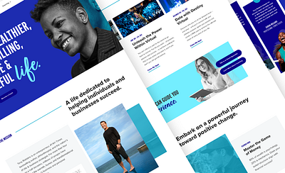 Tony Robbins Website Redesign Concept